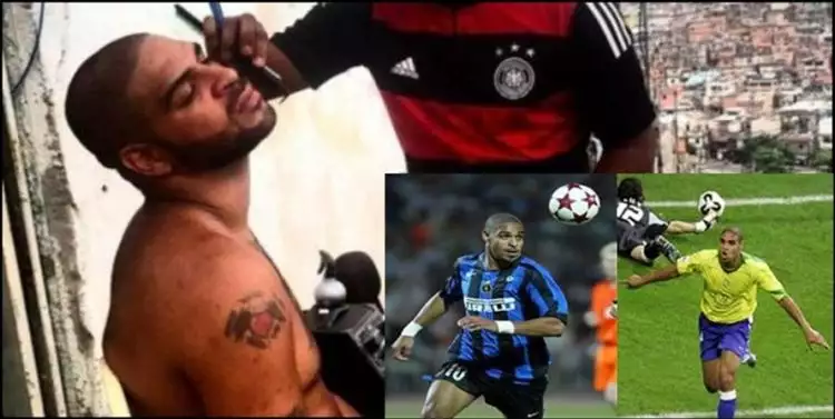 Adriano, mantan bintang Inter Milan kini tinggal di permukiman kumuh