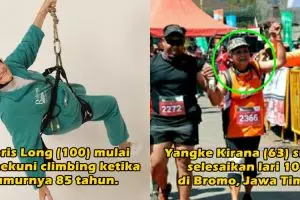 12 Lansia ini mampu berolahraga ekstrem, bikin anak muda iri!