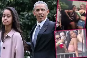 Aksi joget liar putri Obama bikin heboh, kayak apa sih?