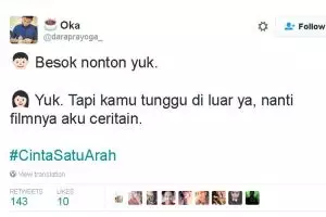 16 Obrolan 'cinta satu arah' ini bikin tersenyum kecut, kamu pernah?