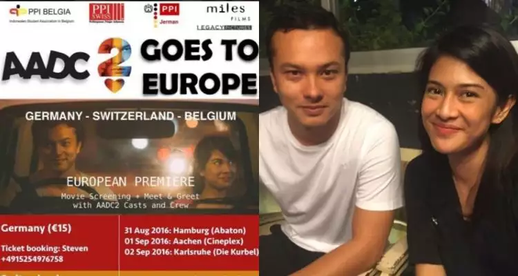 Sukses di Indonesia, film AADC 2 bakal diputar di 5 kota di Eropa