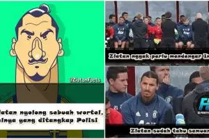 10 Meme fakta Zlatan ini pasti bikin kamu ngakak guling-guling