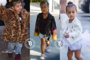 12 Style North West, nggak kalah hits dari  sang ibu Kim Kardashian