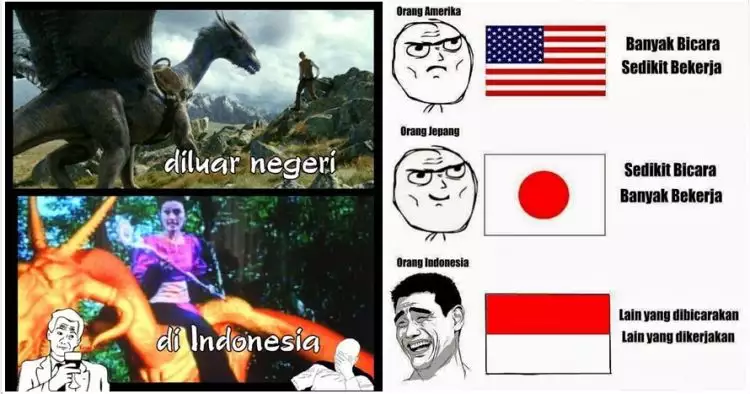 12 Meme beda Indonesia dengan luar negeri ini bikin kamu ketawa miris!