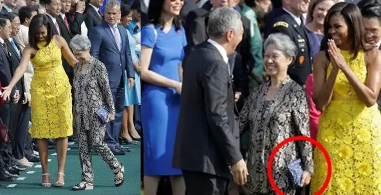 Berharga Rp 196 ribu, tas istri PM Singapura ini menjadi sorotan