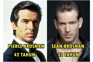 Di usia berbeda, 7 pasangan ayah-anak artis ini wajahnya tampak persis