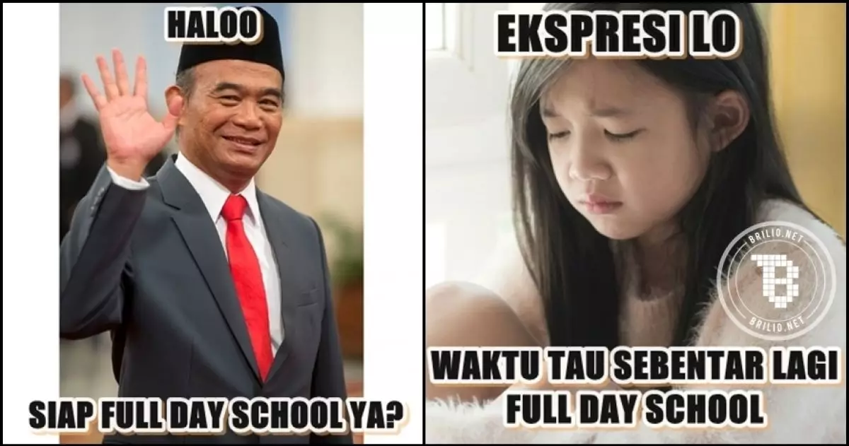 10 Meme 'full day school' ini kocak abis, duh anak-anak kapan mainnya?