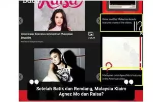 Raisa & Agnez Mo diklaim artis Malaysia, netizen Indonesia ngamuk!