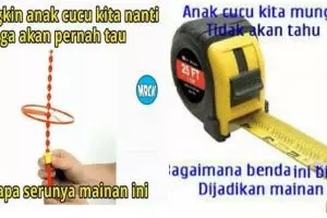 25 Meme 'mungkin anak cucu kita tidak tahu' yang bikin senyum sendiri