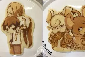 Lupakan bentuk bulat, chef ini buat pancake berbentuk aneka karakter