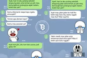 12 Percakapan anak minta izin hangout ke ayahnya ini lucu banget