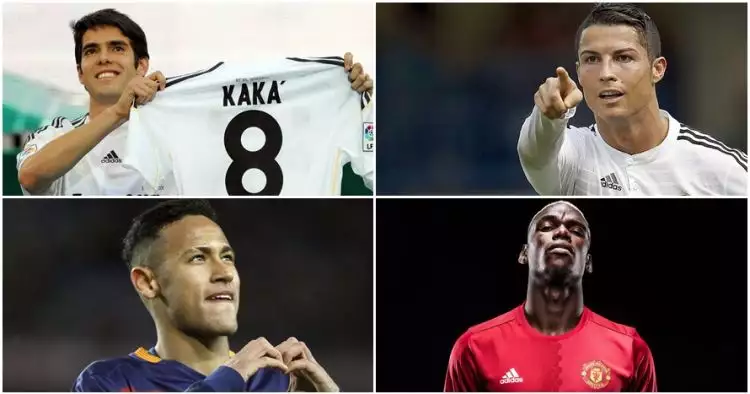 15 Nilai transfer termahal bintang sepak bola dunia, idolamu siapa?