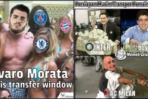 11 Meme lucu bursa transfer pesepakbola, awas klub idolamu tersindir