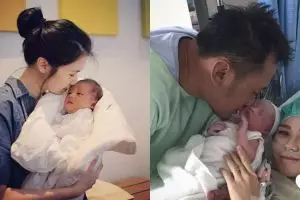 Ini 10 foto selebriti sesaat setelah melahirkan, mengharukan! 