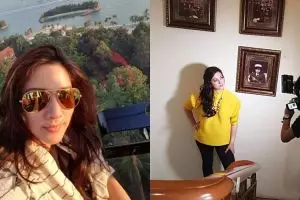 15 Potret hits kehidupan artis senior Cut Keke, asyik liburan terus..