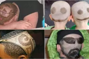 18 Gaya potongan rambut pria ini bikin gagal paham, aneh-aneh ya