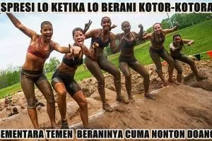 10 Meme Tough Mudder ini sindir keras kamu yang malas olahraga