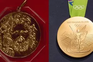 Ini perubahan medali emas Olimpiade dari masa ke masa