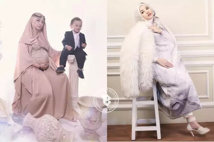 Nggak melulu pamer perut, foto kehamilan 6 artis berhijab ini keren