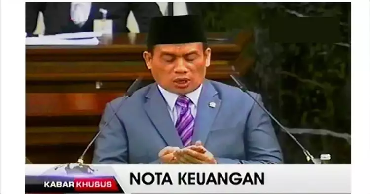 Doa usai pidato Jokowi di sidang Tahunan MPR 2016 ini tuai kontroversi