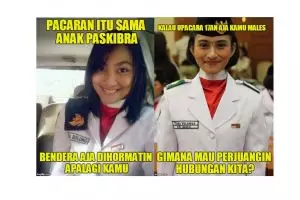 10 Meme paskibra yang bakal bikin kamu gagal fokus dan cengar-cengir