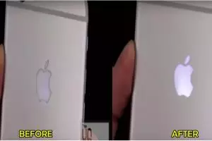 Ini cara bikin logo Apple di iPhone menyala seperti di MacBook