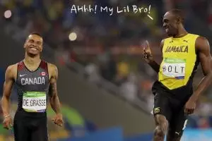 13 Editan foto senyum Usain Bolt ini kocak, bikin cekikikan ya