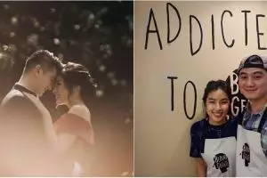 10 Foto kemesraan Chef Arnold dan tunangannya, awas iri!