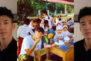 Artis Korea ganteng ini bantu pendidikan anak Indonesia, salut deh!