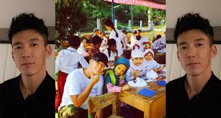 Artis Korea ganteng ini bantu pendidikan anak Indonesia, salut deh!