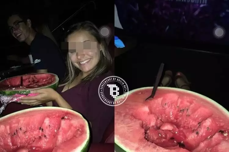 Remaja ini 'selundupkan' semangka ke bioskop dengan pura-pura hamil 