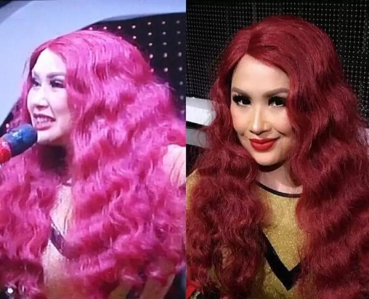 10 Koleksi wig warna-warni Titi DJ yang bikin cetar penampilannya