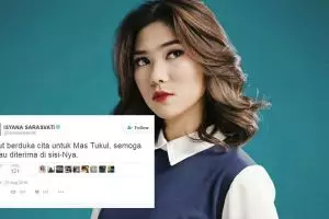 Isyana bikin heboh ucapkan bela sungkawa meninggalnya istri Tukul