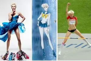 Ariane Friedrich, atlet lompat tinggi yang mirip Sailor Moon