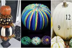 22 Hiasan simpel tapi keren yang terbuat dari labu, perlu kamu coba..