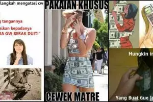 15 Meme 'cewek matre' ini nyindirnya kebangetan, mak jleb...