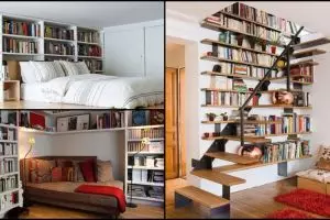 15 Model perpustakaan mini di dalam rumah, kamu bisa menirunya..