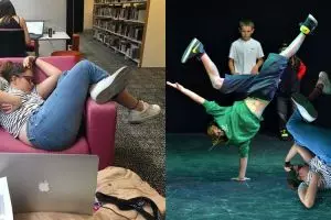 Cewek ini ketiduran di perpustakaan, eh malah diedit sama netizen