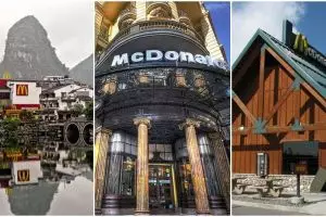 25 Desain restoran McD di berbagai negara, dari klasik sampai di kapal