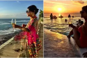 13 Foto mewah saat Farah Quinn liburan di Bali, eksotis abis!