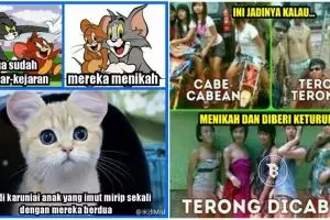10 Meme kocak perkawinan silang ini bikin ketawa geli