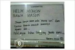 15 Kalimat di papan peringatan ini kocak abis, yang bikin siapa ya?