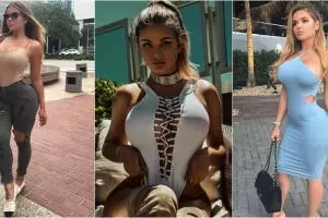 Anastasiya Kvitko, wanita Rusia yang bodinya 11-12 sama Kim Kardashian