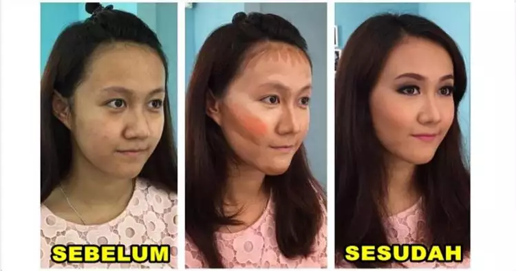 Bagaikan sulap, ini 15 foto perbandingan sebelum & sesudah makeup