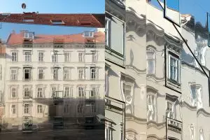 12 Foto gedung berdinding kaca ini punya efek meleleh, kok bisa?