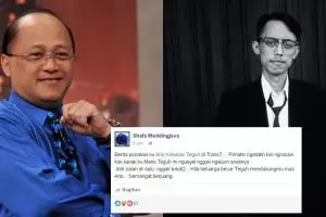 Adik Mario Teguh: Kakakku ini ngeyel, udah salah tapi nggak mau tobat!