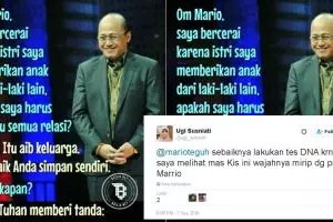Kicauan netizen soal Ario Kiswinar Teguh: Pak Mario tes DNA dong!