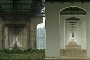 12 Jembatan super simetris di Korea ini bikin matamu susah berkedip