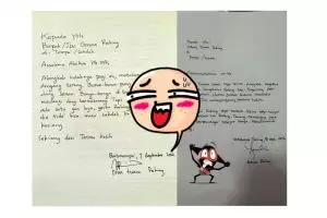 Surat izin tidak masuk sekolah & balasan guru ini penuh kata puitis