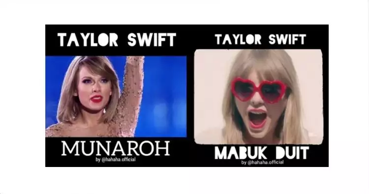 5 Video editan Taylor Swift asyik nyanyi dangdut koplo ini gokil abis